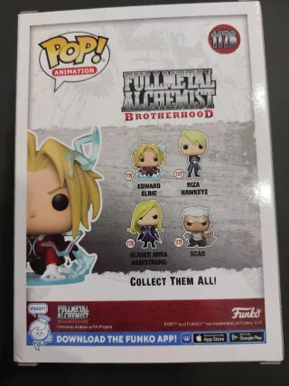 Funko Pop Edward Elric 1176 Fullmetal Alchemist