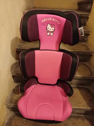 Silla Coche Niña Hello Kitty Rosa
