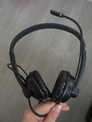 Auriculares diadema con micrófono