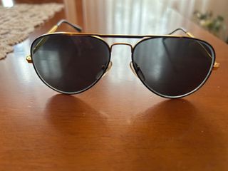 Occhiali da Sole Aviator Oro Nero