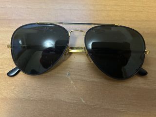 Occhiali da Sole Aviator Oro Nero