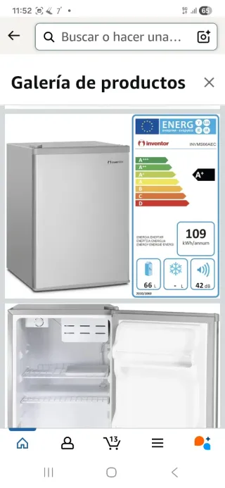 Nevera minibar Inventor