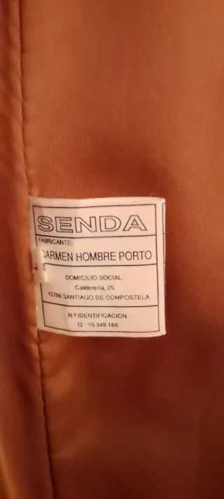 Abrigo mujer marrón