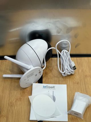 ieGeek 2K Camara Vigilancia WiFi Exterior con Eléctrico