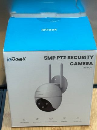 ieGeek 2K Camara Vigilancia WiFi Exterior con Eléctrico