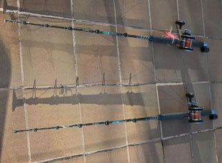 2 Canne e mulinelli per pesca a spinning CAPERLAN
