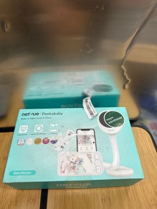 Netvue 1080P Camara Vigilancia Bebe con Soporte 4
