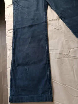 Pantalón de vestir azul hombre