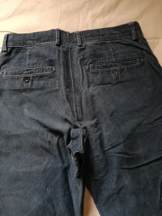 Pantalón de vestir azul hombre