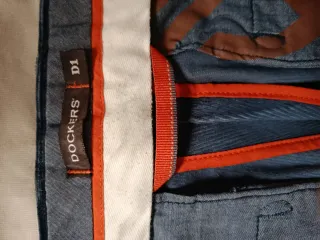Pantalón de vestir azul hombre