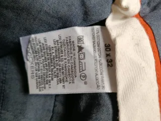 Pantalón de vestir azul hombre