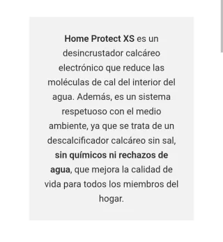 Descalcificador Electrónico XS Minor