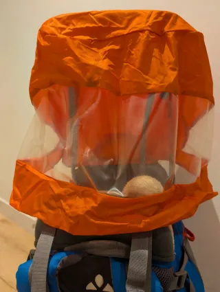 Mochila Portabebés trekking Vaude Azul