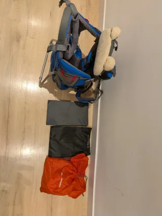 Mochila Portabebés trekking Vaude Azul