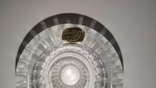 Candelabros Cristal Bohemia Tallados