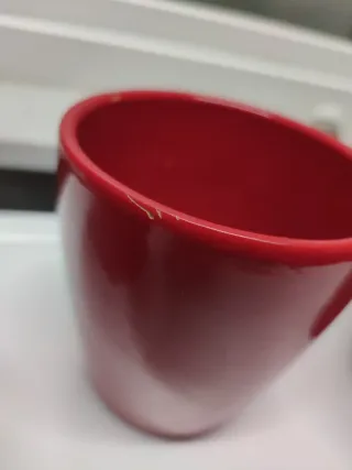 Set 3 vasi rossi terracotta