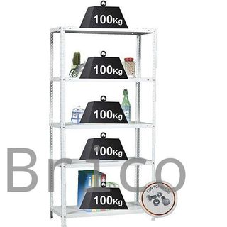 Estantería Metálica 1800x900x300 mm - 500 Kg