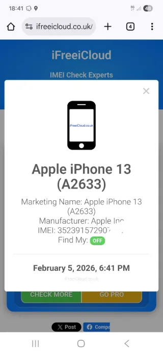 Placa Base iPhone 13 128GB para Reparar