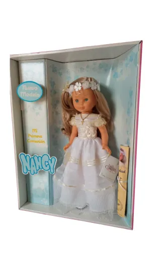 Nancy Comunión antigua impecable en su caja