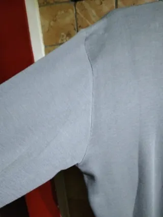 Pullover Uomo Grigio Scollo V XXL