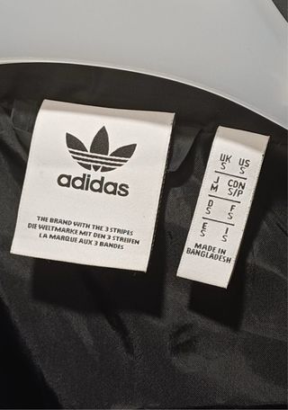 Chaleco acolchado Adidas negro