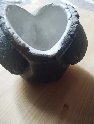 Cuenco/Jarrón cerámica Raku