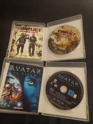 Giochi PS3: Avatar & Conflict Denied Ops