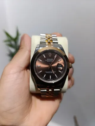 Reloj bicolor acero y oro