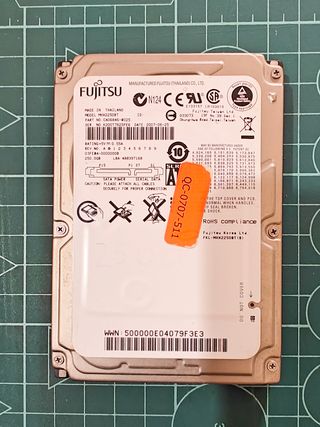 Lote 4 HDD portátil 2,5” SATA + IDE (160–250GB)