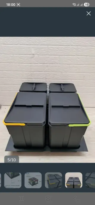 GTV Juego Cubos Basura AxiSpace