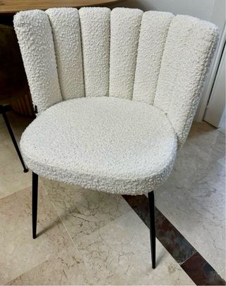 Conjunto Mesa Comedor mármol y 6 Sillas Kave Home