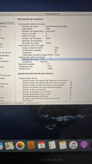 MacBook Pro 256GB 1.4GHz i5 8GB RAM
