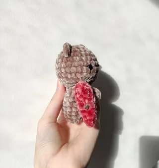 Casal de Ursos de Peluche com Coração - Crochet