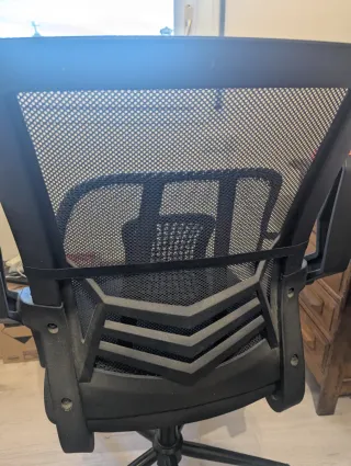 Respaldo Lumbar Malla Negra