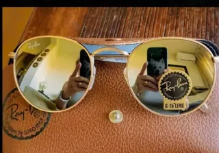 Gafas de sol Ray-Ban efecto espejo , lente humo