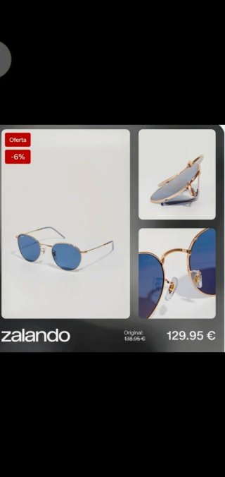 Gafas de sol Ray-Ban efecto espejo , lente humo