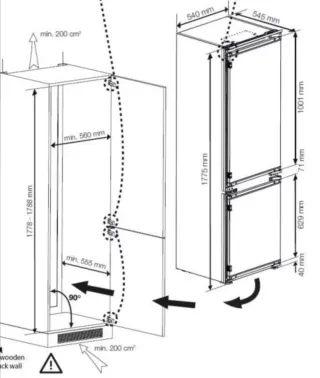 Nevera integrable Beko