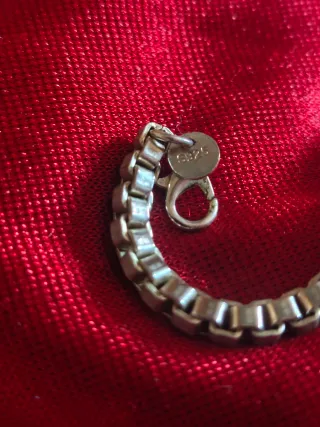 Bracciale uomo argento con placca