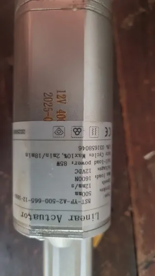 Atuador Linear 12V 1600N 500mm