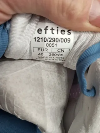 Zapatillas Lefties Mujer Azul y Plata