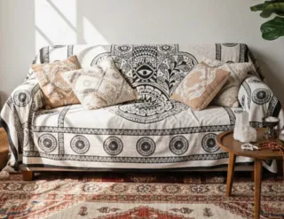 Tapiz Bohemio Mano Fátima XL Algodón