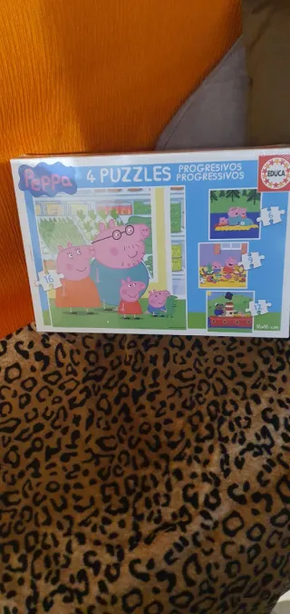4 Puzzles Peppa Pig Progresivos