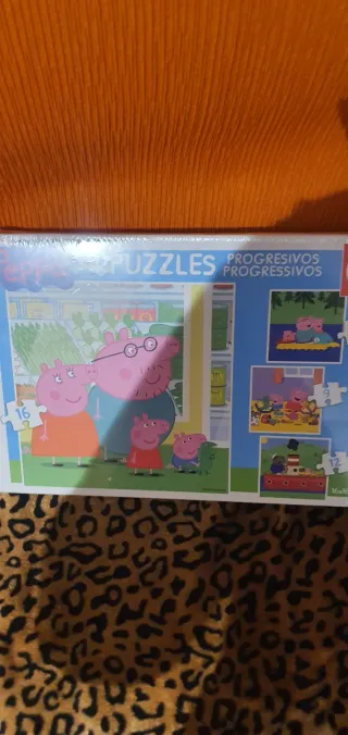 4 Puzzles Peppa Pig Progresivos