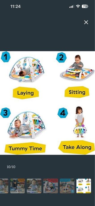 Gimnasio Bebé Baby Einstein Piano