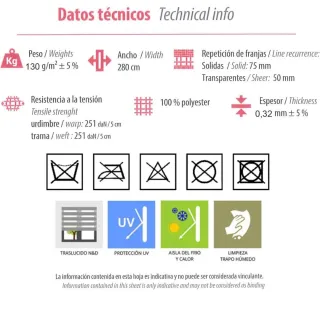 Estor Enrollable Gris 125x255cm NUEVO