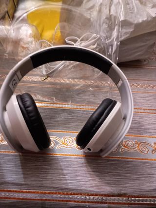 Auriculares Scott diadema negros y blancos nuevos