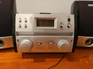 Radio CD Digital con Altavoces y Mando