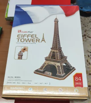 Puzzle 3D Torre Eiffel CubicFun