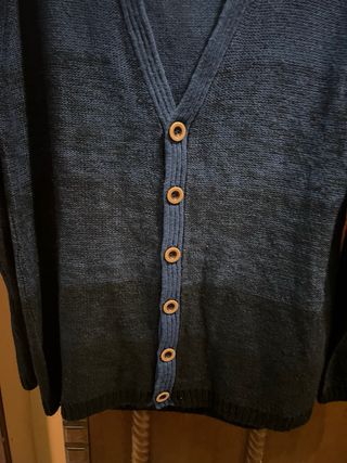 Cardigan Blu Livergy Taglia M