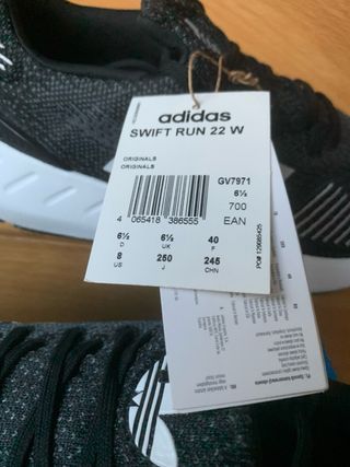 Zapatillas Adidas Swift Run 22 Talla 40